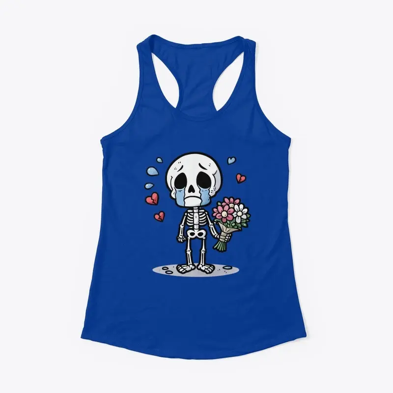 Sad Valentine Skeleton