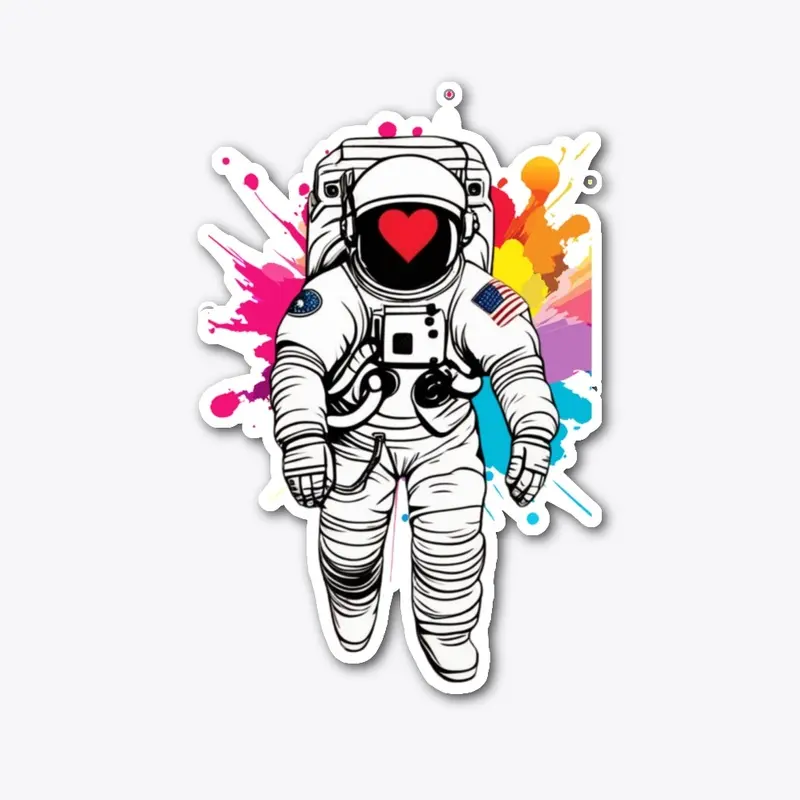 Color Splash Astronaut