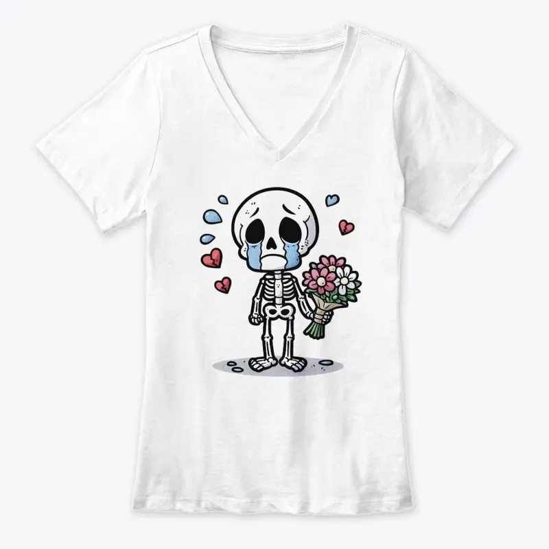 Sad Valentine Skeleton