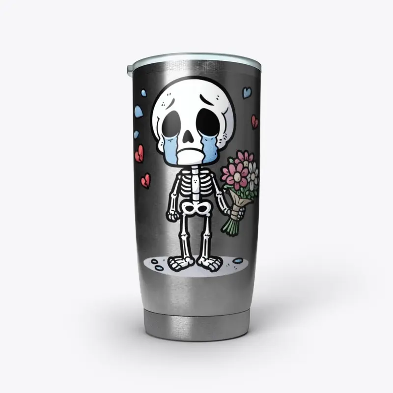 Sad Valentine Skeleton