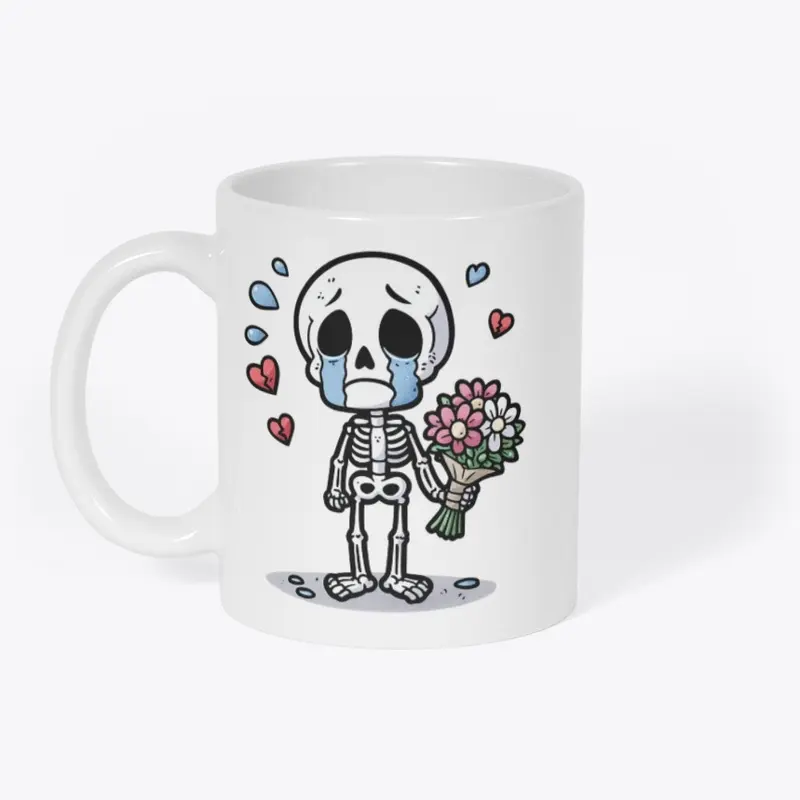 Sad Valentine Skeleton