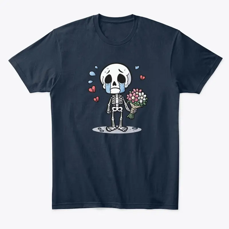 Sad Valentine Skeleton